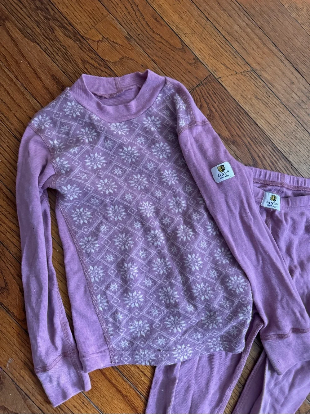 Janus Norway merino wool girls Matching Set